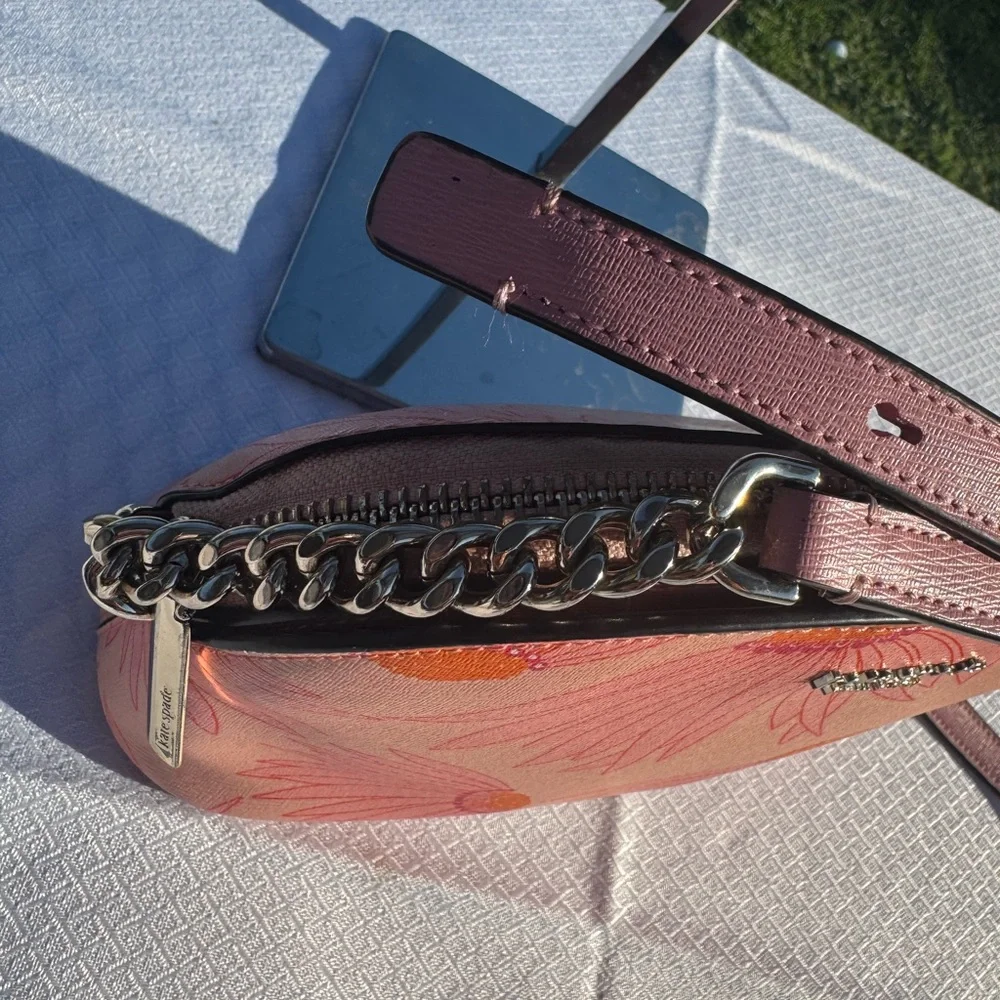 Kate Spade Spencer Falling Flowers Small Dome Crossbody - Picture 7 of 13